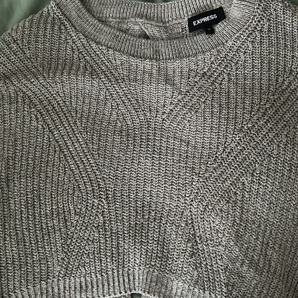 Express Partially Open Back Sweater - image 7